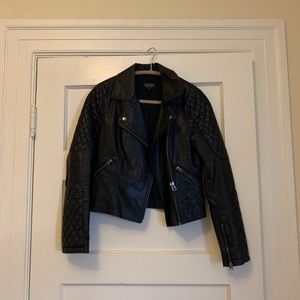 Topshop leather jacket